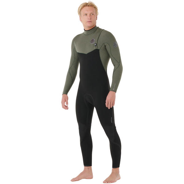 2026 Rip Curl Mens Flashbomb Pro 3/2mm Zip Free Wetsuit 17GMFS - Deep Cactus